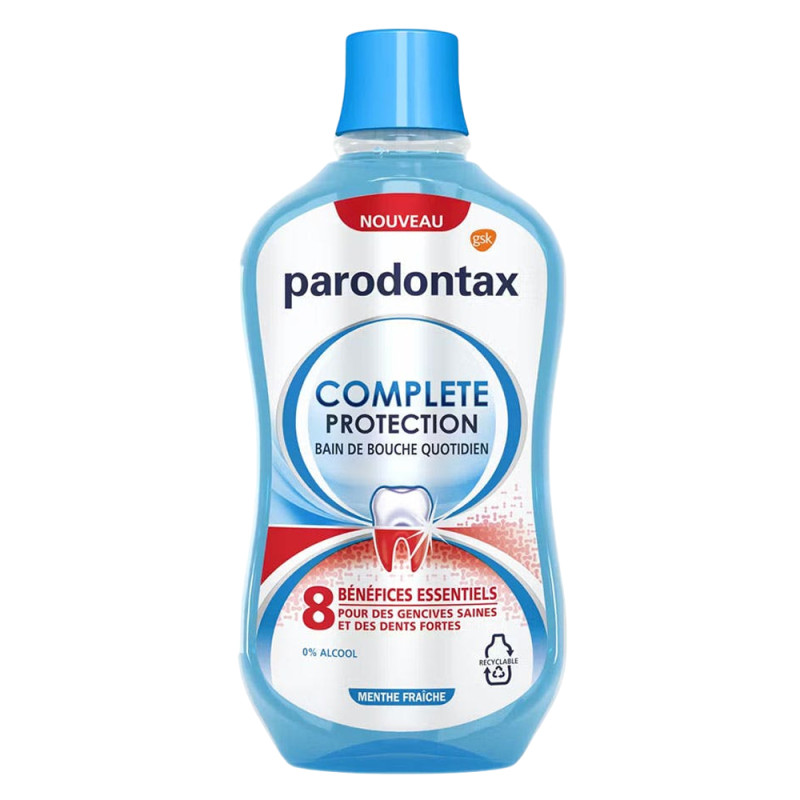 Parodontax Complete Protection Bain de bouche quotidien 500ml