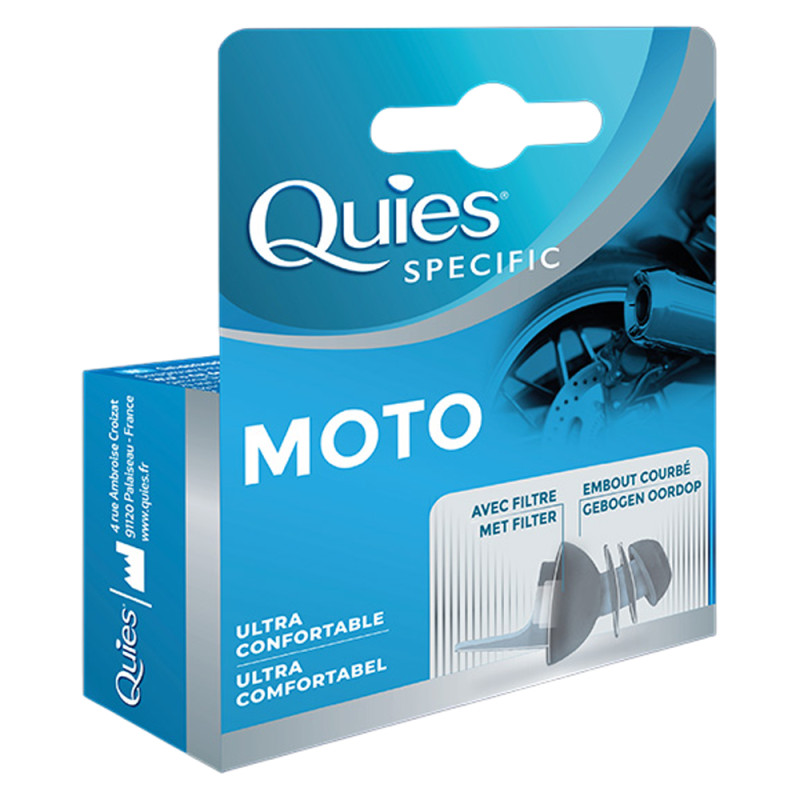 Quies Specific Moto Protection auditive 1 paire