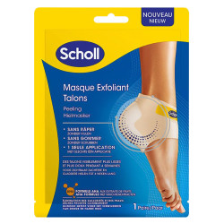 Scholl Masque exfoliant talons 1 paire