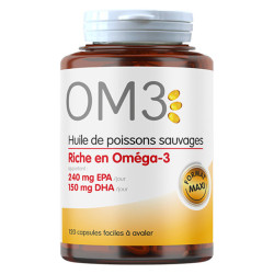 OM3 Huile de poissons sauvages 120 capsules