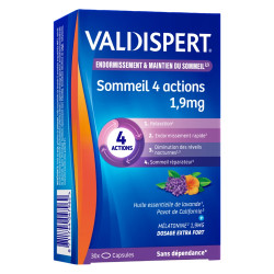 Valdispert Sommeil 4 actions 1,9 mg 30 capsules