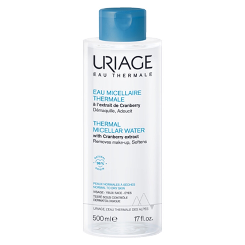 Uriage Eau micellaire thermale peaux normales à sèches 500ml