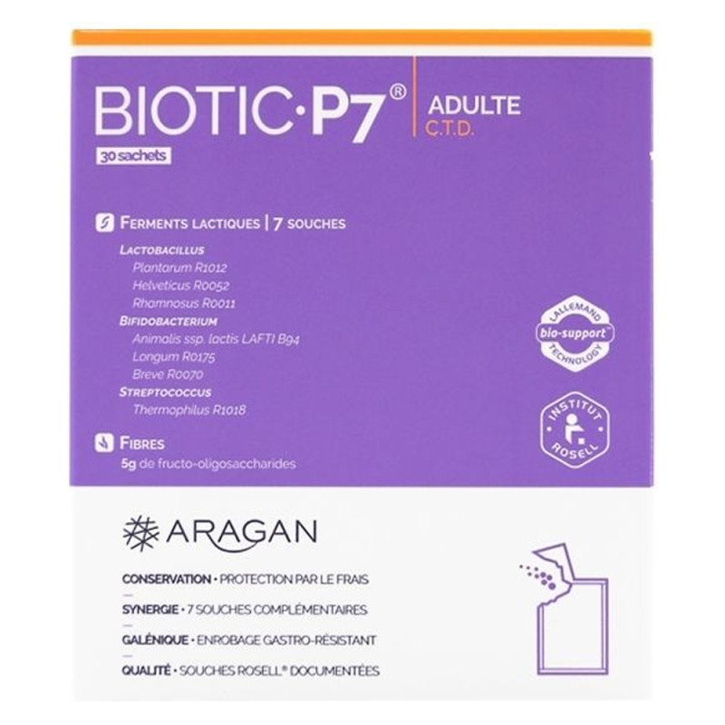 Aragan Biotic 7 Adulte 30 sticks