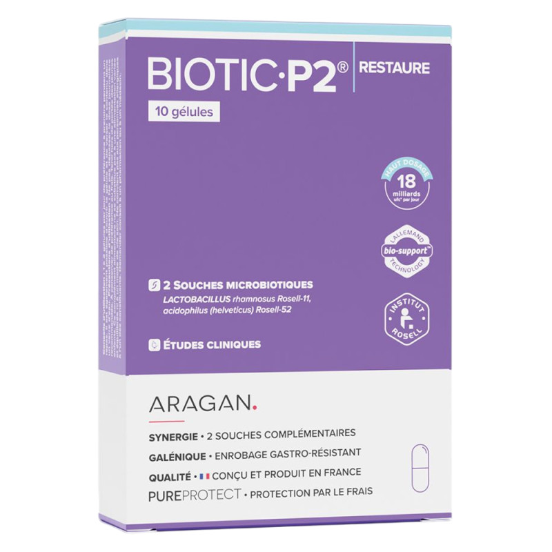 Aragan Biotic P2 Restaure 10 gélules