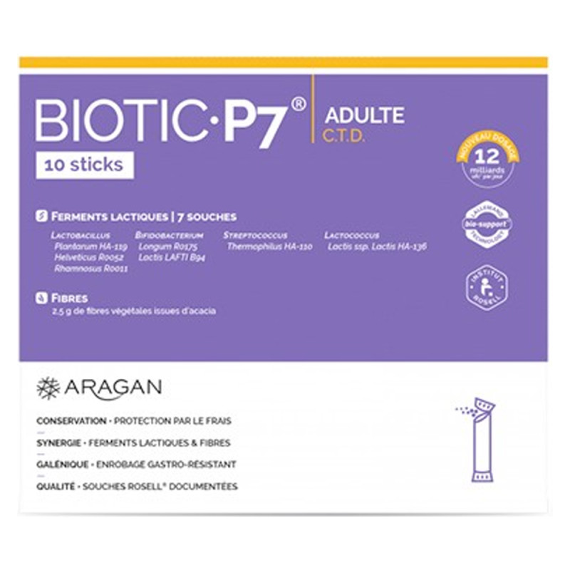 Aragan Biotic P7 Adulte C.T.D 10 sticks