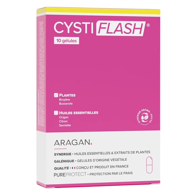Aragan cystiflash 10 gélules