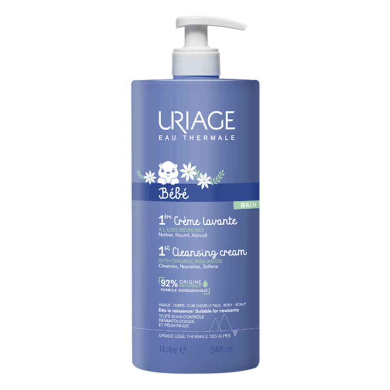 Uriage Bébé 1ère Crème lavante 1L