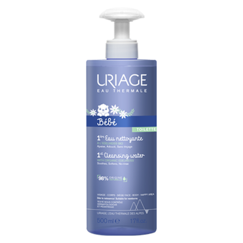 Uriage Bébé 1ère Eau Nettoyante sans rinçage 500ml