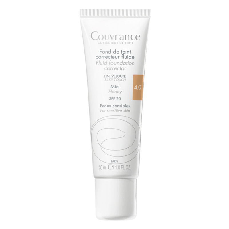 Avène Couvrance fond de teint correcteur fluide SPF20 miel 4.0 - 30ml