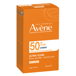 Avène Ultra Fluid Invisible SPF50 peaux sensibles 50ml