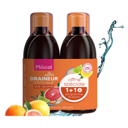 Milical Ultra Draineur Minceur goût agrumes 2 x 500ml
