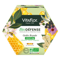 Vitaflor BioDéfense Gelée Royale 1500 mg 20 ampoules