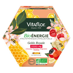 Vitaflor BioÉnergie Gelée Royale 1000 mg 20 ampoules