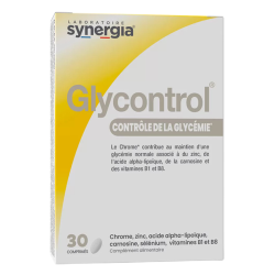 Synergia Glycontrol 30 comprimés