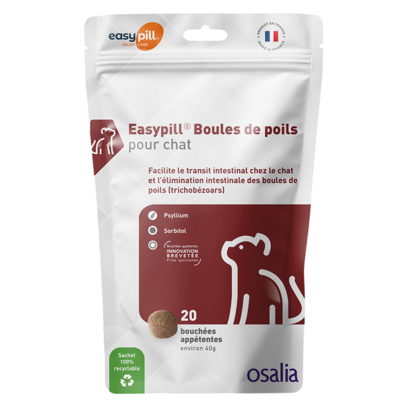 Osalia Easypill Boules de poils pour Chat 40gr