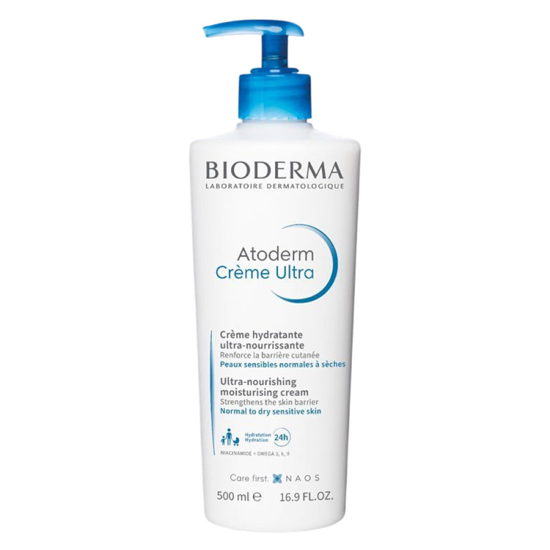 Bioderma Atoderm Crème Ultra hydratante ultra-nourrissante 500ml