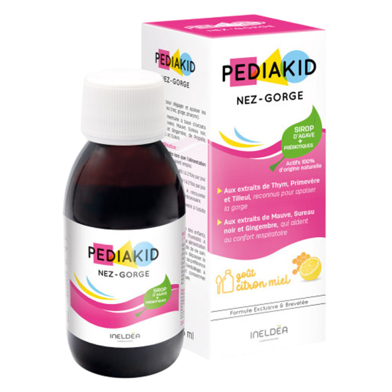 Pediakid Nez-Gorge Sirop Goût citron miel 125ml