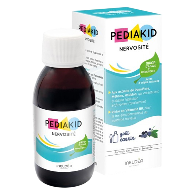 Pediakid Nervosité Sirop goût cassis 125ml