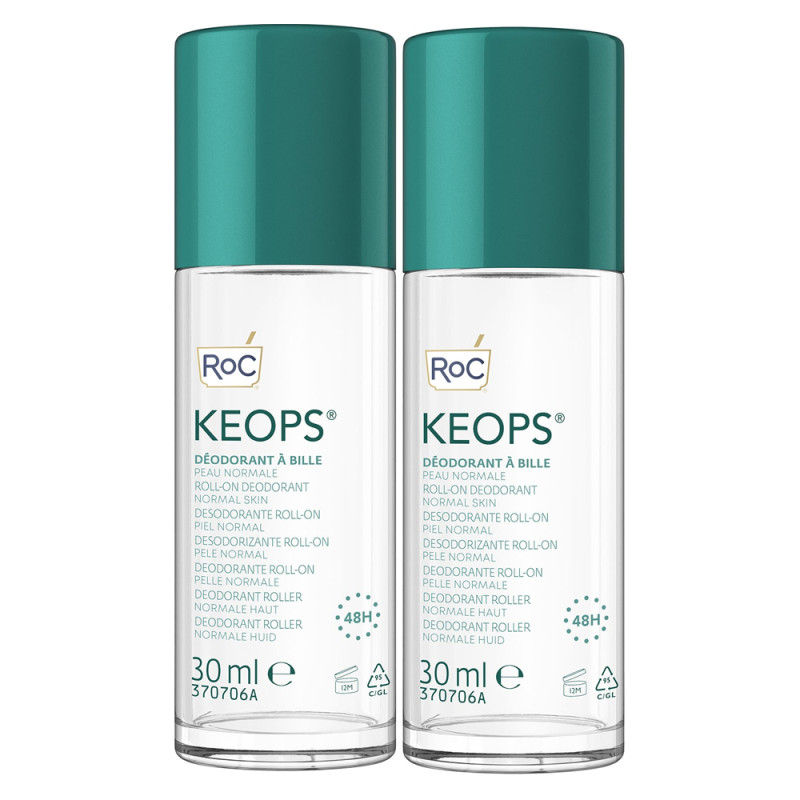ROC Keops Déodorant Roll-on lot de 2x30ml