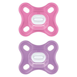 MAM Comfort +0 mois Rose lot de 2 sucettes