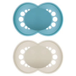 MAM Original Sucettes orthodontiques 6+ mois non imprimées lot de 2