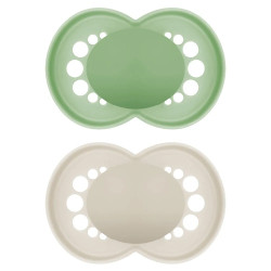 MAM Original Sucettes orthodontiques 6+ mois non imprimées lot de 2
