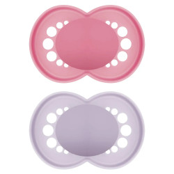 MAM Original Sucettes orthodontiques 6+ mois non imprimées lot de 2