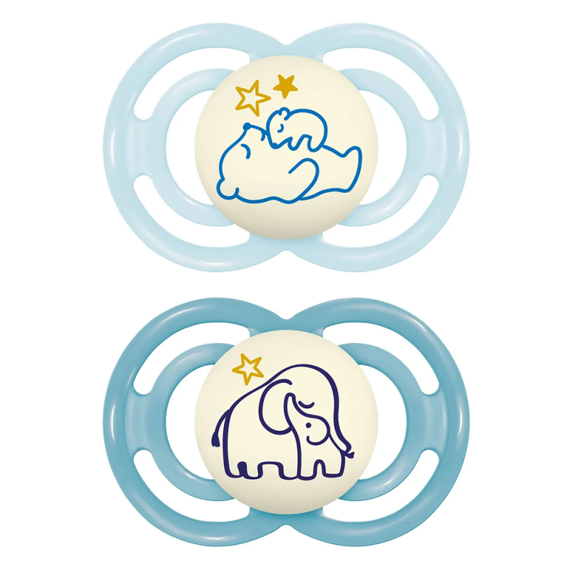 MAM Perfect Nuit Animaux 2 sucettes 18 mois+