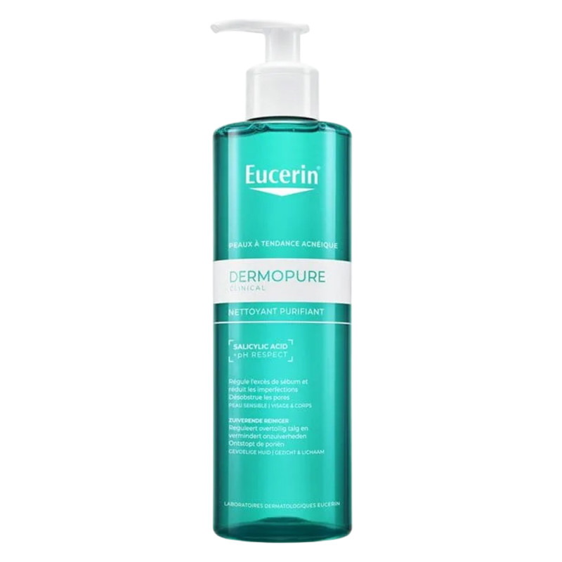 Eucerin Dermopure Clinical Gel nettoyant 400ml