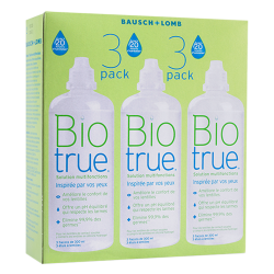 Bausch & Lomb Biotrue Solution multifonctions lot de 3x300ml