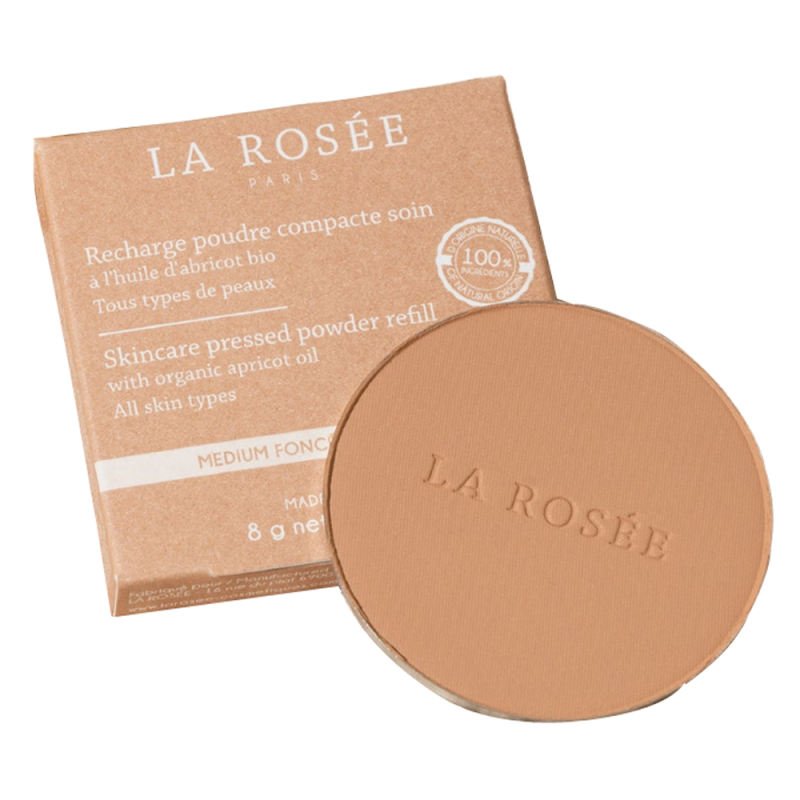 La Rosée Recharge poudre compacte soin 03 medium foncé 8gr