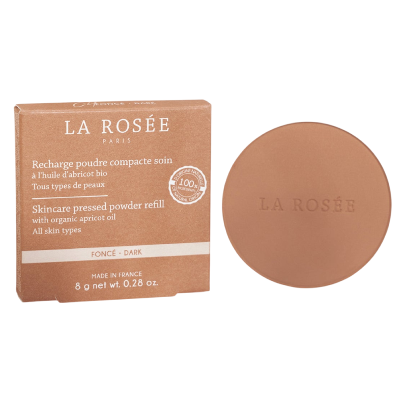 La Rosée Recharge poudre compacte soin 04 foncé 8gr