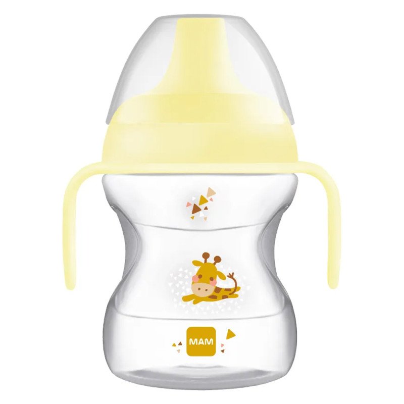 MAM Tasse apprentissage bec souple 6+ mois 190ml