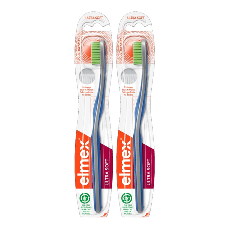 Elmex Anti-caries Brosse à dents Ultra Soft lot de 2