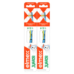 Elmex Brosse à dents Junior 6-12 ans lot de 2