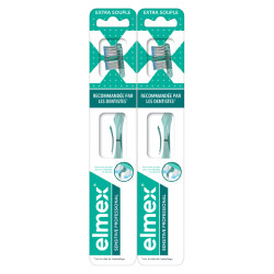 Elmex Sensitive Professional Brosse à dents Extra souples lot de 2