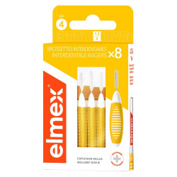 Elmex Brossettes interdentaires Jaune 1.3mm taille 4 - 8 unités