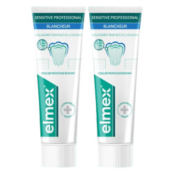 Elmex Sensitive Professional Blancheur Dentifrice lot de 2x75ml