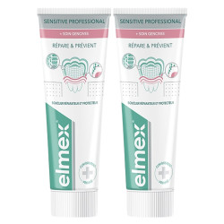 Elmex Sensitive Professional Soin gencives Dentifrice lot de 2x75ml