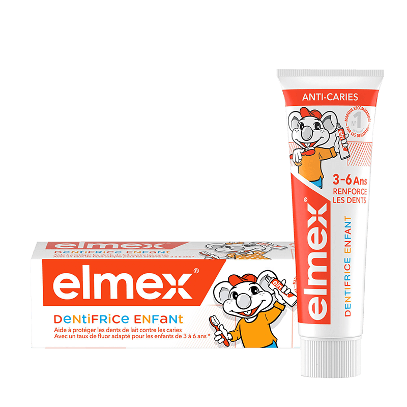 Elmex Dentifrice enfant de 3 à 6ans 50ml