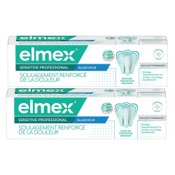 Elmex Sensitive Professional Dentifrice Blancheur lot de 2x75ml