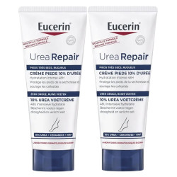 Eucerin UreaRepair Crème pieds 10% d'urée lot de 2x100ml