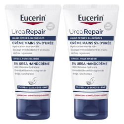 Eucerin UreaRepair Plus Crème mains 5% d'urée lot de 2x75ml