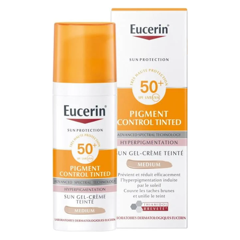 Eucerin Sun Protection Pigment Control Tinted Gel-crème teinté Medium SPF50+ 50ml