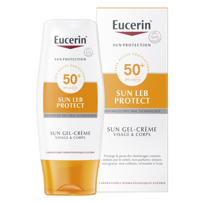 Eucerin Sun Leb Protect Gel-crème SPF50+ 150ml