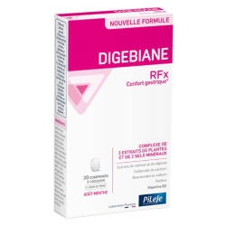 Pileje Digebiane RFx goût menthe 20 comprimés à croquer