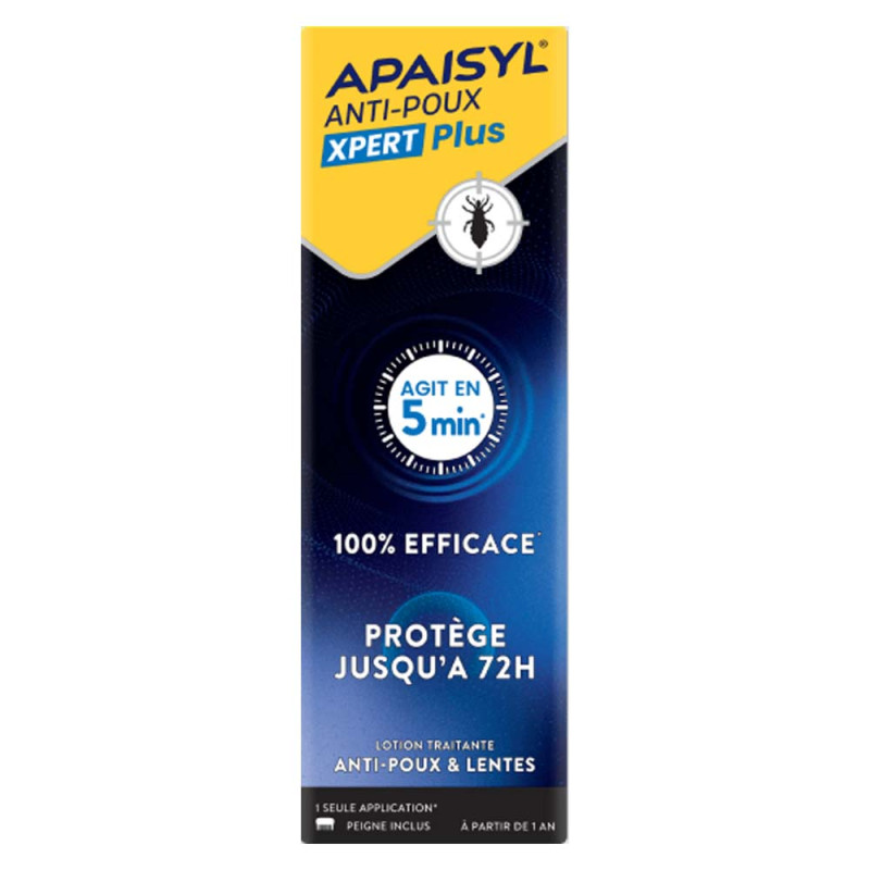 Apaisyl Xpert Plus Lotion anti-poux & lentes 100ml