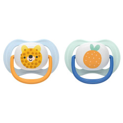 Avent Pacifier Ultra Air Sucettes orthodontiques 0-6 mois lot de 2