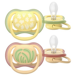Avent Pacifier Ultra Air Sucettes orthodontiques assorties 0 - 6 mois lot de 2