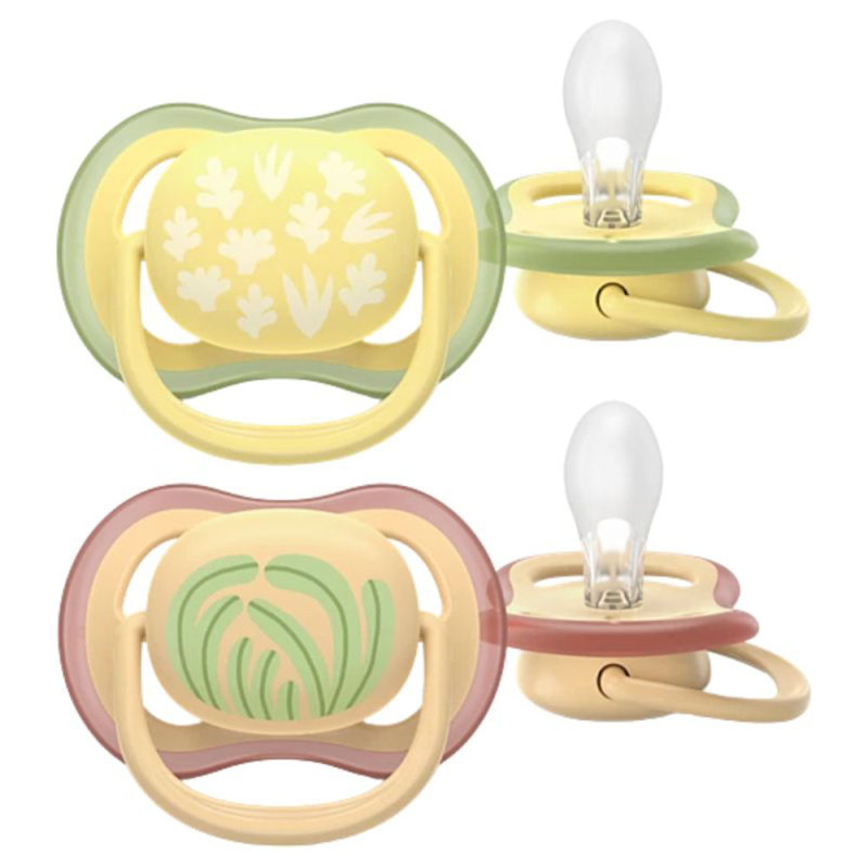 Avent Pacifier Ultra Air Sucettes orthodontiques assorties 0 - 6 mois lot de 2